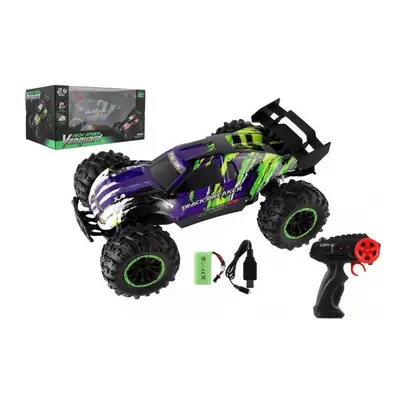 Auto RC Buggy rychlostní 2,4 GHz - 40cm, fialovo - zelené