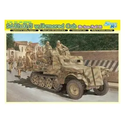 Model Kit military 6677 - Sd.Kfz.10/5 w/Armor Cab für 2cm Flak 38 (Smart Kit) (1:35)