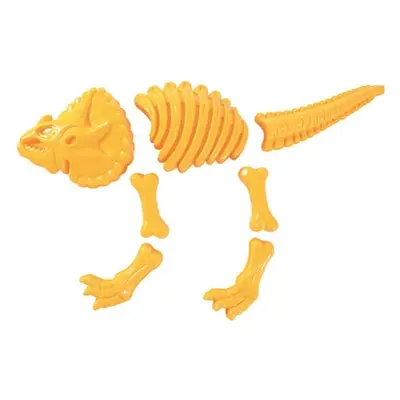 EDUPLAY Triceratops žlutý set formiček na písek