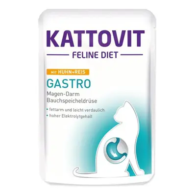 Kapsička Kattovit Gastro kuře a rýže 85g