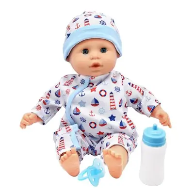 Dolls World Miminko Baby Joy MODRÁ - 38 cm