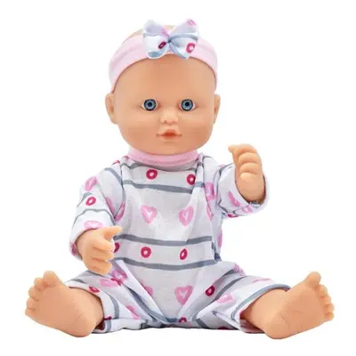 Dolls World Koupací panenka Klárka 25 cm s odnímatelným oblečkem a čelenkou