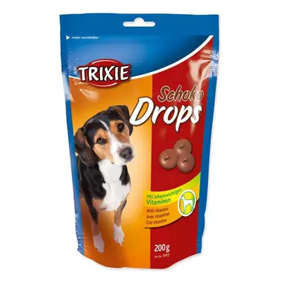 Pochoutka Trixie Dropsy čokoládové 200g