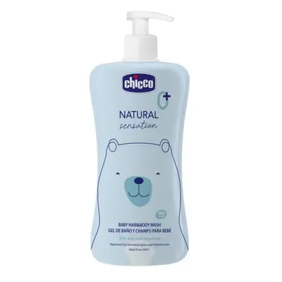 CHICCO Šampon na vlasy a tělo Natural Sensation s aloe a heřmánkem 500ml, 0m+