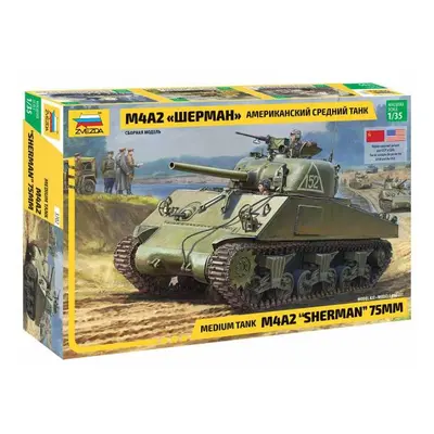 Model Kit tank 3702 - M4 A2 Sherman (1:35)