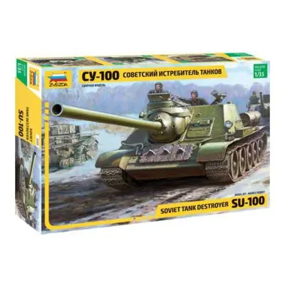 Model Kit tank 3688 - Soviet SPGun SU-100 (new molds) (1:35)