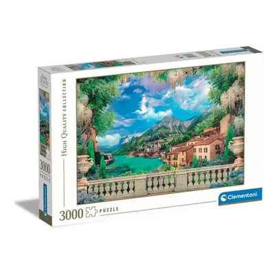 Clementoni - Puzzle 3000 Rozkvetlá terasa u jezera