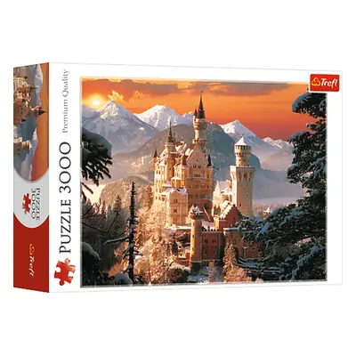 Trefl Puzzle 3000 - Zimní zámek Neuschwanstein, Německo / Kirch