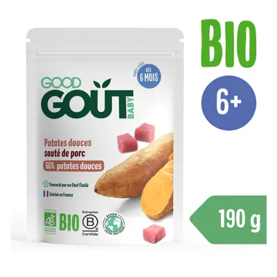 Good Gout BIO Batáty s vepřovým masem (190 g)