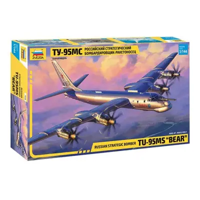 Model kit letadlo 7038 - Tu-95 Sovětský turboprop strategic bomber (1:144)