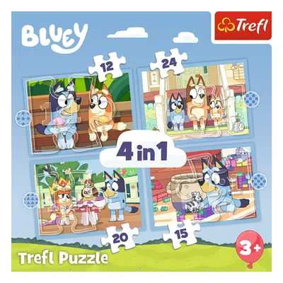 Trefl Puzzle 4v1 - Bluey / BBC