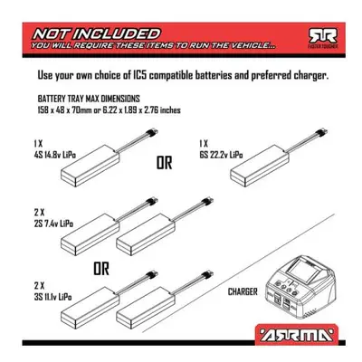 Arrma Notorious 6S V6 BLX 1:8 4WD RTR modrá