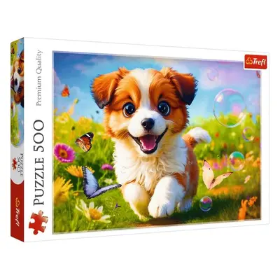 Trefl Puzzle 500 Šťastné štěně