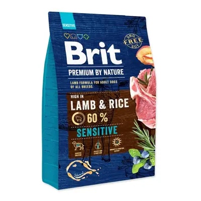 Krmivo Brit Premium by Nature sensitive Lamb 3kg