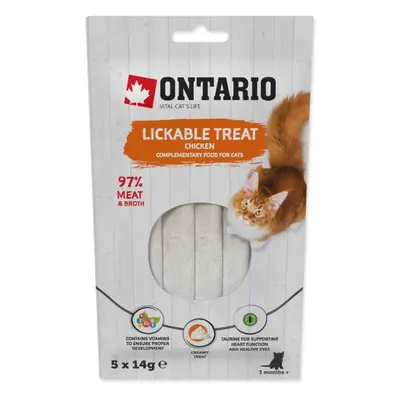 Ontario pochoutka lízací kuřecí 5x14g