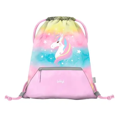 Taška s priehradkou na zips Rainbow Unicorn