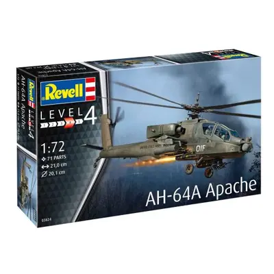 Plastic ModelKit vrtulník 03824 - AH-64A Apache (1:72)