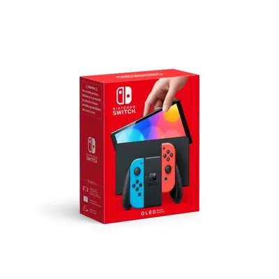 Nintendo Switch - OLED Model (Neon Blue/Neon Red)