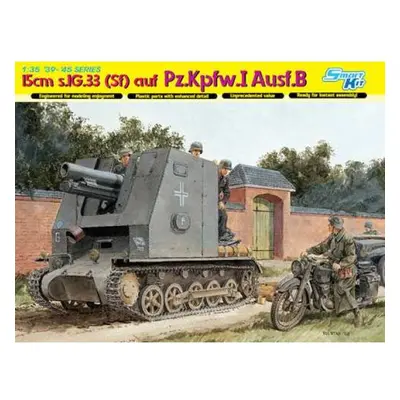 Model Kit military 6259 - 15cm s.IG.33 (Sf) AUF Pz.Kpfw.I Ausf.B (SMART KIT) (1:35)