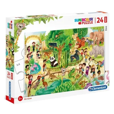 Puzzle Supercolor 2x60 Zoo