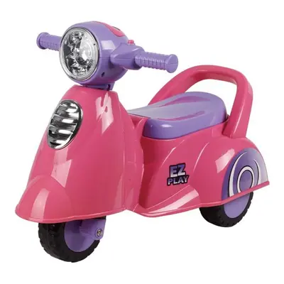 Dětské odrážedlo motorka se zvukem Baby Mix Scooter růžové