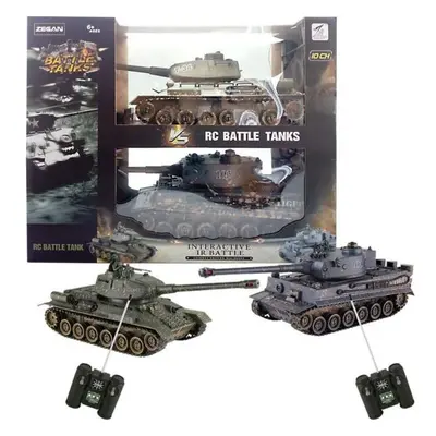 1:28 RC TANK T34 vs TIGER (sada 2ks)