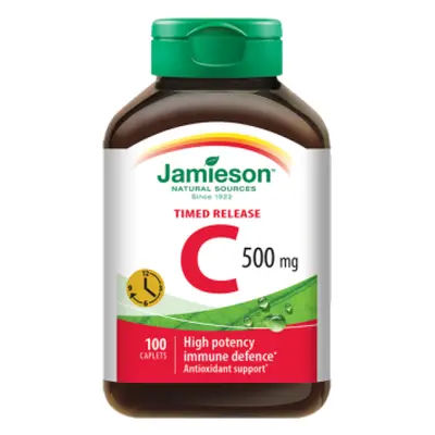 Jamieson Vitamin C 500mg s postupným uvolňováním 100 tablet