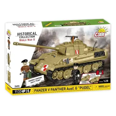 Cobi II WW Panzer V Panther Ausf. G "Pudel", 1:28, 1133 k, 2 f