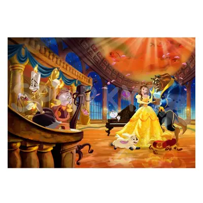 Clementoni - Puzzle 1000 v kufříku Disney Kráska a zvíře