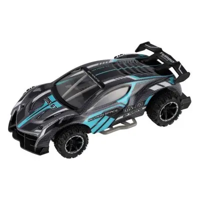 Auto RC sportovní 2,4 GHz, 20 cm, na baterie, šedo-tyrkysové