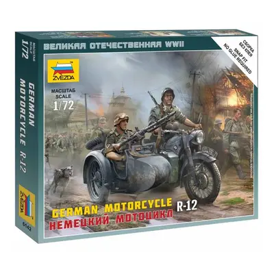 Wargames (WWII) military 6142 - German Motorcycle R-12 (1:72)