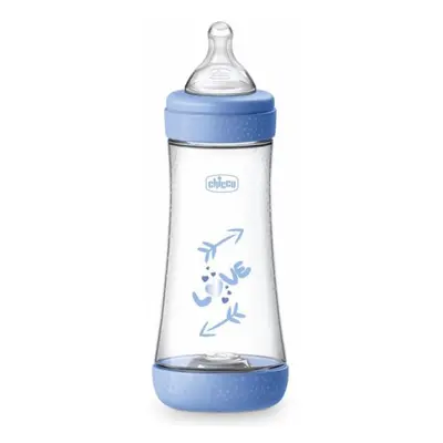 CHICCO Láhev kojenecká Perfect5 silikon 300ml chlapec