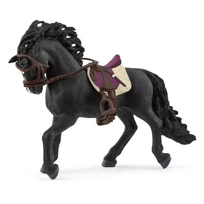 Schleich Hřebec Pura Raza Española Stallion se sedlem a uzdou