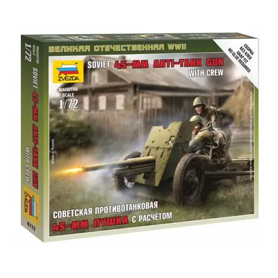 Wargames (WWII) figurky 6112 - Soviet Gun 45mm (1:72)