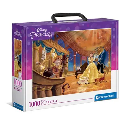 Clementoni - Puzzle 1000 v kufříku Disney Kráska a zvíře