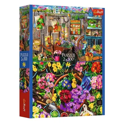 Trefl Puzzle 2x500 Zahradní práce