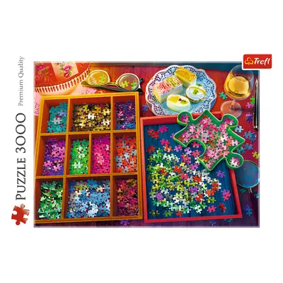 Trefl Puzzle 3000 - Večer s puzzle