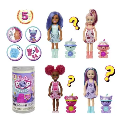 Barbie Pop Reveal Chelsea bubble tea s 5 překvapeními