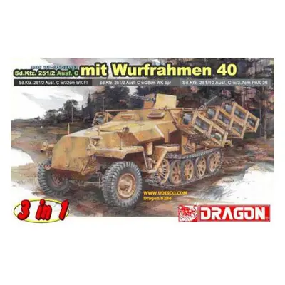 Model Kit military 6284 - Sd.Kfz.251 Ausf.C mit WURFRAHMEN 40 (1:35)