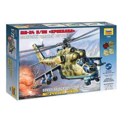 Model Kit vrtulník 7293 - MIL MI-24V / VP Hind E (1:72)