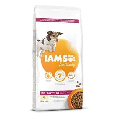 IAMS Dog Senior Small & Medium Chicken 12kg