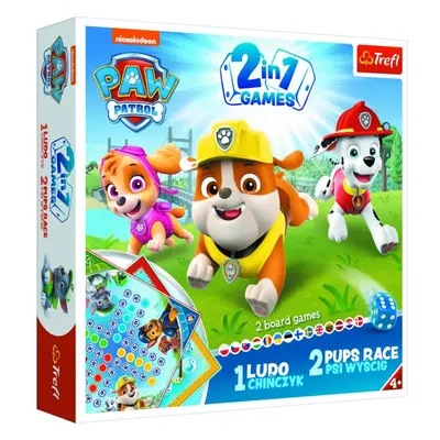 Trefl GAME 2in1 Ludo / Pups race Paw Patrol