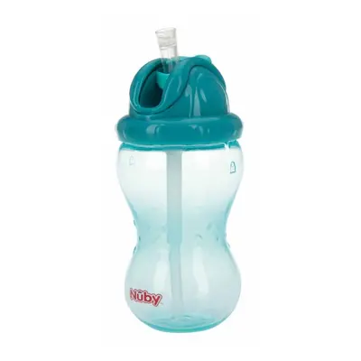 NUBY Hrnek netekoucí se sklápěcím brčkem a 360ml, 12 m+ zelený