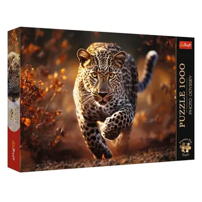 Trefl Puzzle 1000 Premium Plus - Foto Odyssey: Divoký leopard