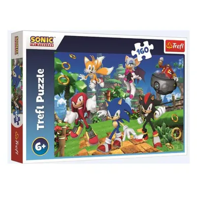 Trefl Puzzle 160 dílků - Sonic a přátelé/Sonic The Hedgehog