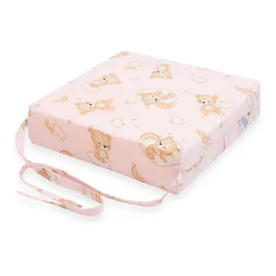 Dětský podsedák na židli New Baby BASIC Bear pink