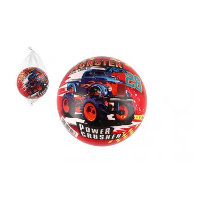 Míč Super cars monster truck nafouknutý 14 cm