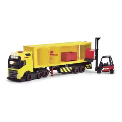 DHL Nákladní auto Volvo FH 16 s vysokozdvižným vozíkem 35 cm