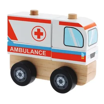 Trefl Dřevěná skládačka Ambulance