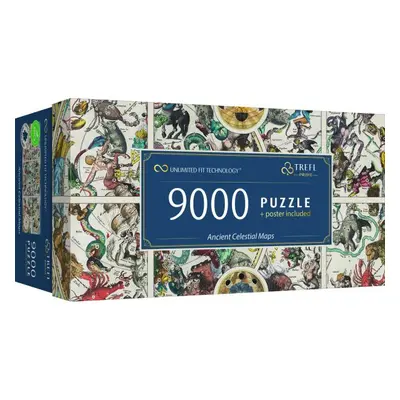 Trefl Puzzle 9000 UFT - Starověké nebeské mapy